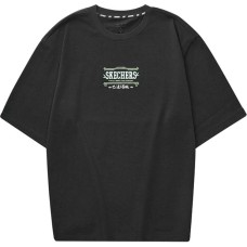 Skechers Sports Life Collection T Shirt Unisex Carbon Black сажа, XS