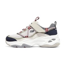 Skechers Wear-Resistant Slip-Resistant Casual Shoes White Teenagers 27.5