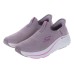 Skechers Max Cushioning Cushioning Wear-Resistant Low-Top Athletic Shoes Women's Purple Фиолетовый, 36