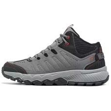 Skechers OUTDOOR MENS Anti-Slip Wear-Resistant Mid-Top Outdoor Shoes Men's Gray Black Серый, 41