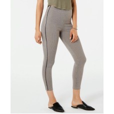 Hue 252613 Women Houndstooth Knit High-Waist Cropped Skimmer Leggings Size XL