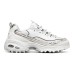 Skechers D'Lites 1.0 Low Sneaker Gs White/Black Women's 37