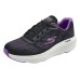 Skechers Cushioned Slip-Resistant Abrasion-Resistant Low-Top Running Shoes Women's Black Purple Черно-фиолетовый, 38