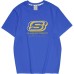 Skechers T Shirt Unisex Light Cobalt Blue Light Cobalt Blue/01WW, L