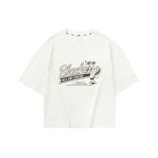 Skechers Drop Shoulder Sleeve T-Shirt Women's Marshmallow White Marshmallow white 0074, XL