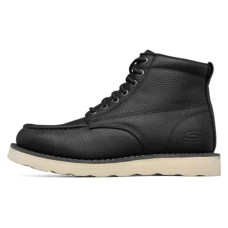 Skechers Relaxed Fit Cushioned Slip-Resistant Mid-Top Casual Shoes Men's Black Черный, 42