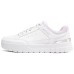 Skechers Court Classics Lightweight And Breathable Low Top Skateboard Shoes Women's White Purple Белый Фиолетовый, 39