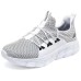 Skechers Cushioned Slip-Resistant Breathable Low-Top Running Shoes Men's White Белый, 41