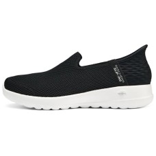 Skechers GO WALK Ma Hands Free Slip-Ins Durable Breathable Low-Top Casual Shoes Women's Black White Черно-белый, 37