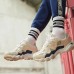 Skechers D'LITES 2.0 Cushioned Slip-Resistant Abrasion-Resistant Breathable Low-Top Casual Shoes Men's Natural 42