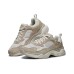 Skechers Staxed Running Shoes White/Brown 39.5