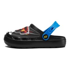 Skechers Slip-Resistant Cushioning Children's Sandals Black Blue Kids' Черный, 33.5