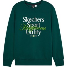Skechers Sports And Leisure Sweatshirt Women's Garden Green Garden Green-00XW, XL