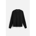 Кардиган с рельефным узором ZARA Черный, M