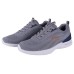 Skechers Cushioned Slip-Resistant Low-Top Casual Shoes Men's Gray Blue Gray Blue, 45