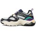 Skechers D'Lites Low Top Daddy Shoes Blue/Purple Women's 36