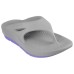 Skechers ON THE GO Odor Resistant Slip Resistant Flip Flops Women's Gray Purple Серый с фиолетовым, 36