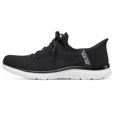 Skechers Slip Ins Breathable Low-Top Casual Shoes Women's Black Черный, 36.5