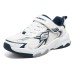 Skechers Boys Slip-Resistant Anti-Kick Low-Top Kids' Running Shoes White Silver Teenagers Белый, 28.5