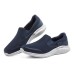 Skechers Cushioning Anti Slip Wear Resistant Breathable Lightweight Rebound Low Top Casual Shoes Men's Marine Blue 44