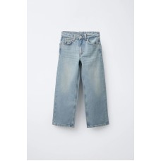 Джинсы wide leg ZARA Синий, 11/12 лет (года) (148 cm)