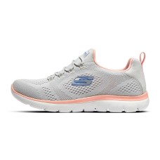 Skechers Summits Perfect Views 'Grey Orange' Women's Ash Coral, 37