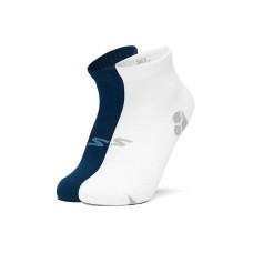 Skechers Kids Socks 2 Pack Kids' 2 Pack (White/Marine Blue/03XF), XL
