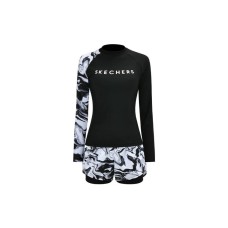 Skechers Swimsuit Set Women's Black XL, Black