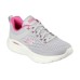Skechers Go Run Lite Anti-Slip Wear-Resistant Low-Top Running Shoes Women's Gray Pink 35