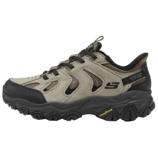Skechers OUTDOOR MENS Anti-Slip Wear-Resistant Low-Top Hiking Shoes Men's Taupe Серо-коричневый, 41
