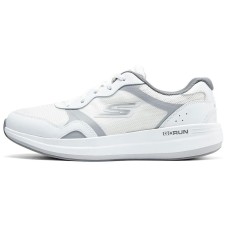 Skechers Go Run Pulse Cushioning Wear Resistant Low Top Running Shoes Men's White Gray White gray, 39.5