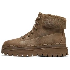 Skechers Modern Comfort Warm Wear-Resistant Slip-Resistant Short Snow Boots Women's Chestnut Коричневый, 36