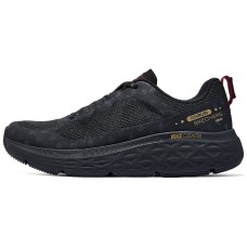 Skechers Max Cushioning Cushioning Anti-Slip Wear-Resistant Breathability Low-Top Casual Running Shoes Men's Black Черный, 39.5