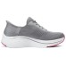 Skechers WOMEN'S GO Series Anti-Slip Wear-Resistant Low-Top Casual Running Shoes Women's Gray Pink Charcoal Gray/Pink, 37