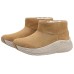 Skechers Warm Wear-Resistant Slip-Resistant Short Snow Boots Women's Brown Коричневый, 36