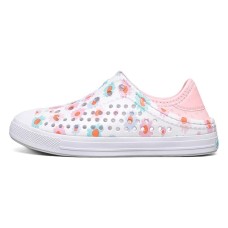 Skechers Kids Slip Resistant, Abrasion Resistant, Breathable Children's Sandals White/Pink Teenagers 28.5