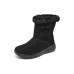 Skechers ON THE GO STELLAR Thermal Abrasion Resistant Slip Resistant Short Snow Boots Women's All Black Черный, 35