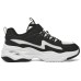 Skechers Girls Cushioning, Wear Resistant Low Top Kids Lifestyle Shoes Black White Teenagers Черно-белый, 27.5