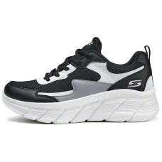 Skechers Cushioned Lightweight Support Wear-Resistant Low-Top Casual Shoes Women's Black White Черно-белый, 37