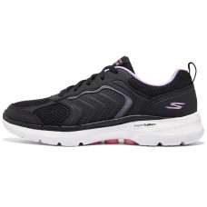 Skechers Go Walk 6 Anti-Slip Wear-Resistant Breathable Lightweight Low-Top Casual Shoes Women's Black Черный, 36