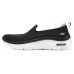 Skechers Go Walk Arch Fit Anti-Slip Wear-Resistant Low-Top Casual Shoes Women's Black Cyan 37.5