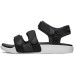 Skechers Velcro Outdoor Sports Black White Sandals 41
