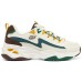 Skechers D'LITES 4.0 Lightning Panda Shoes Low Top Sports Casual Shoes Women's White Green 35