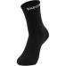 Skechers Unisex Mid-Calf Socks 3-Pack (Carbon Black), S