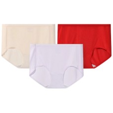 Skechers Underpants Women's 3 Pack 3 Pack (Orchid Purple+Champagne Skin+Rose Red), 2XL