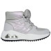 Skechers Uno Peaks Warm And Wear-Resistant Short Snow Boots Women's Silver Gray Silver Gray, 36.5