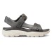Skechers Cushioning, Slip Resistant, And Abrasion Resistant Low Top Casual Shoes Men's Charcoal Gray Серый, 39.5