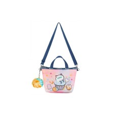 Skechers LeSportsac Collaboration Fabric Handbag Regular Women's Sweetheart Cat Puffy House Sweetheart Cat Bakery