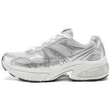 Skechers Anti-Slip Wear-Resistant Low-Top Casual Running Shoes Men's Silver Серебристый, 42.5