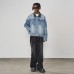 HARSH AND CRUEL Jacket Unisex Denim Blue Голубой, 2XL